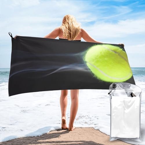 Tengyuntong Tennis Beach Towel - Soft Microfiber Absorbent Towel for All Ages