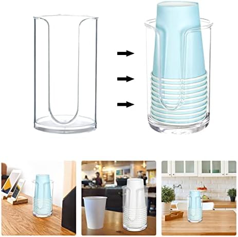 Amaping Bathroom Cup Dispenser with 14 Blue Cups