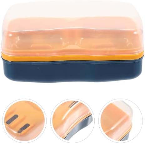 CANIGHT Large Capacity Soap Holder with Lid