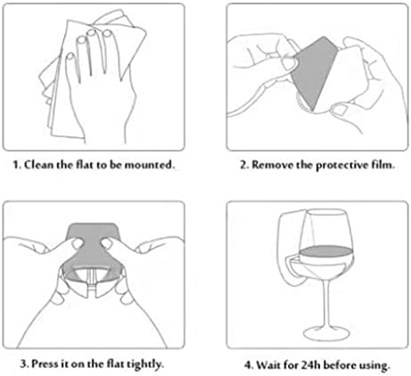 CAUNLA Beer Wine Glass Shower Holder