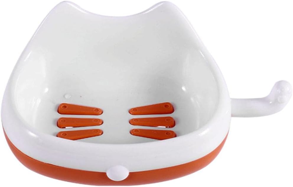 SUREK Simple Drainage Soap Dish Wall-Mounted Double Use