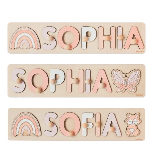 Personalized Wooden Name Puzzle Montessori Toy