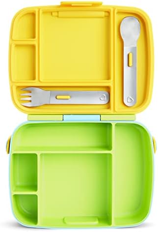 Munchkin Lunch Bento Box for Kids Green 1