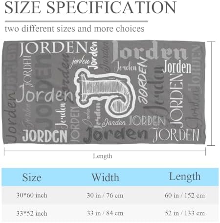 Custom Beach Towels with Names Personalized for Adults