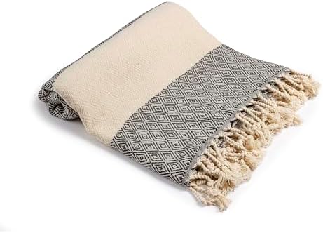 Turkish Beach Towel 37x73 Inches Quick Dry Soft Packable