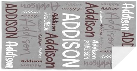 DrTOUGH Custom Beach Towel with Name Quick-Dry 30 x 60