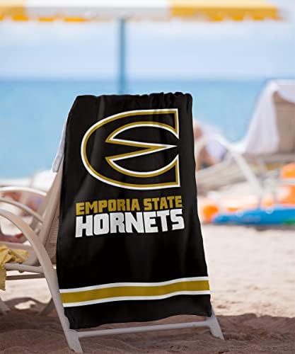 LOGOVISION Emporia State University Striped Beach Towel