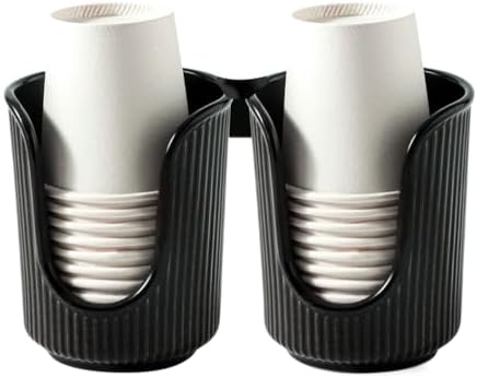 Plastic Bathroom Cup Dispenser for 3-4oz Paper Cups