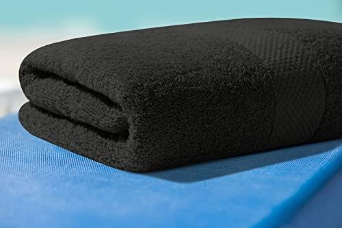 SOFTEX Linen Charcoal Grey 35x70 Bath Towel Set of 2