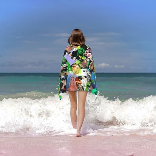 Utxnjskl Feidss Musics Ferxxos Microfiber Bath Towel Quick Dry 52x32 In