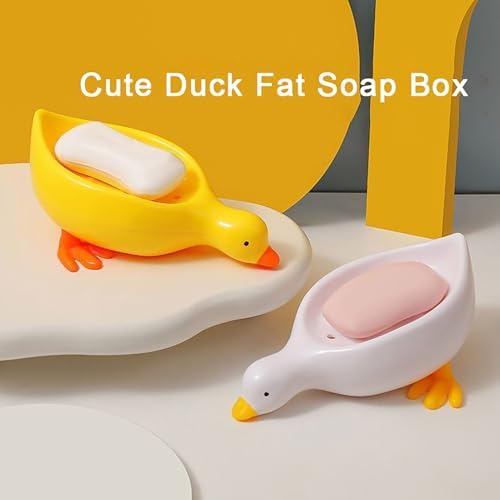 Cute Duck Bar Soap Holder for Shower Bathroom