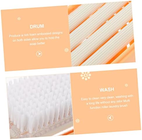 Foaming Soap Holder with Roller Brush for Travel and Deep Cleaning