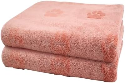 JML Microfiber Pet Towel 2 Pack 40 x 275 Pink