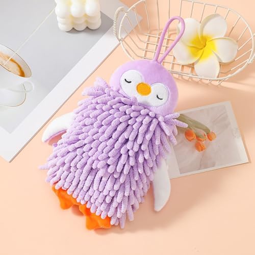 HERAON Soft Microfiber Hand Towel with Cartoon Design