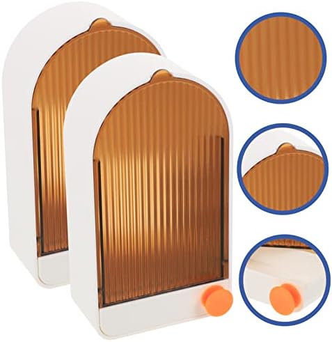 2-Piece Mounted Soap Dish Holder Wall Soap Drainer