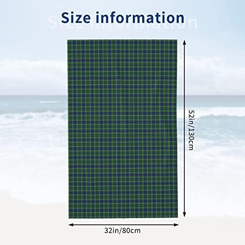 Clan Rutledge Tartan Oversized Beach Towel
