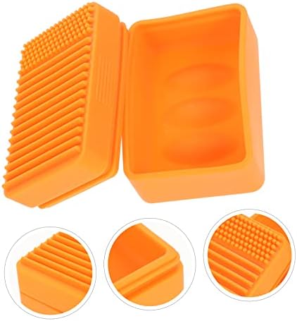 LIFKOME Portable Silicone Soap Dish with Lid