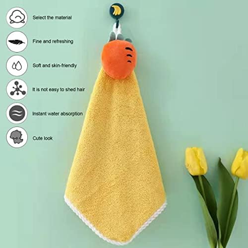 FZBNSRKO Kids Hand Towel 4 Pack Cartoon Design