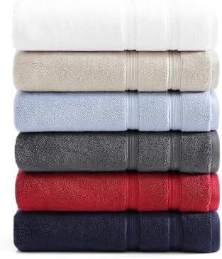 Tommy Hilfiger Bath Towels 6-Pack Solid Beige