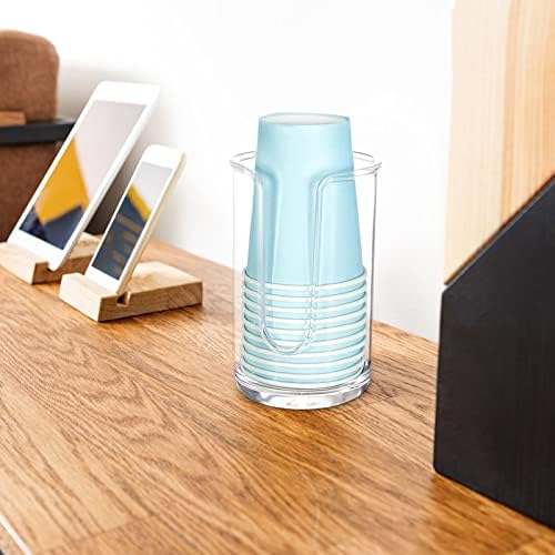Amaping Bathroom Cup Dispenser with 14 Blue Cups