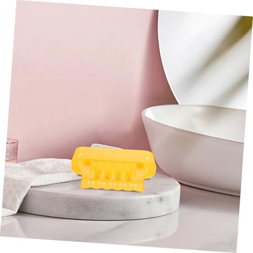 PAMINGONO Orange Waterfall Soap Dish with 2 Suckers