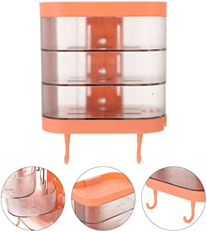 FOMIYES Plastic Chic Wall-Mounted Soap Box Drainer