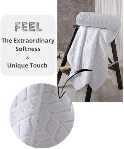 BAGNO MILANO Turkish Bath Towel Set 2 pcs Quick Dry Plush Towels