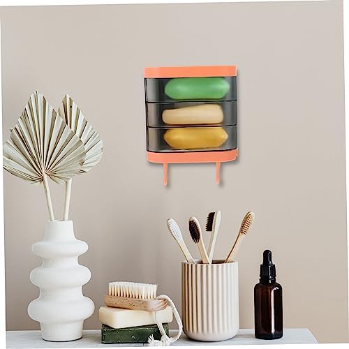 COOLHIYA Multi-Layered Rotatable Soap Holder