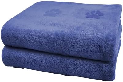 JML Microfiber Pet Towel 2 Pack 40x275 Navy