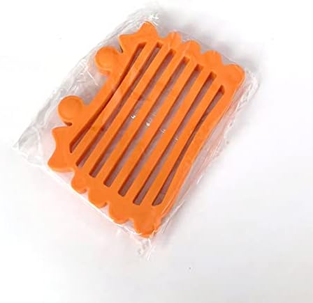 Multipurpose Silicone Soap Dish Non-Slip Self Draining Holder Orange