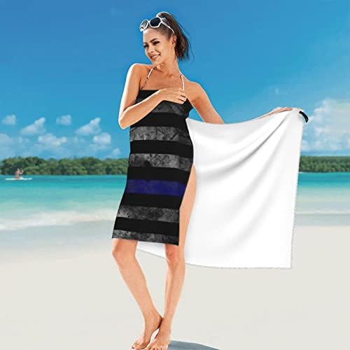 HETOCO Blue Thin Line Quick Dry Beach Towel 315X63