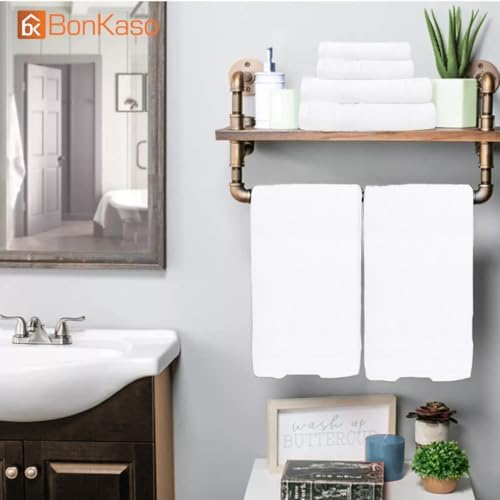 BonKaso 6-Piece 100 Cotton Towel Set
