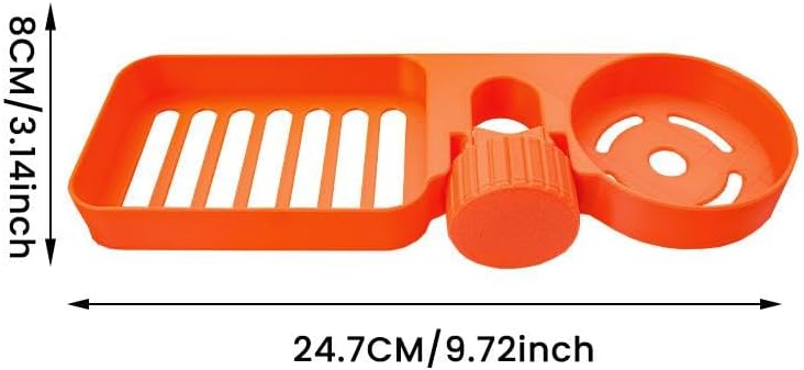 Bothyi Soap Dish Soap Saver Portable Modern Stable Sturdy