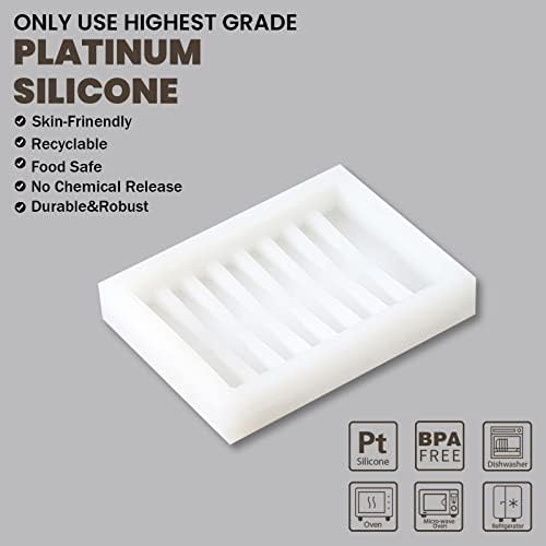 BOOWAN NICOLE Silicone Soap Mold for Bathroom Drains
