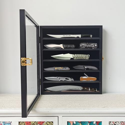 JIANGPAI Military Knife Shadow Box with UV Protection 1