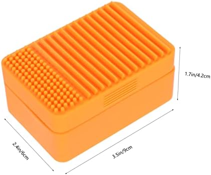 KONTONTY Travel Soap Holder Silicone Bath Organizer