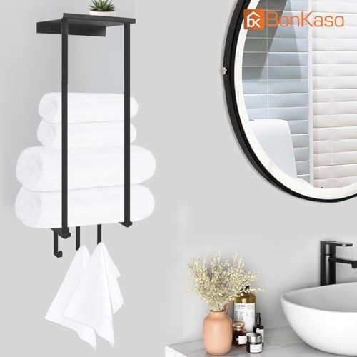 BonKaso 6-Piece 100 Cotton Towel Set