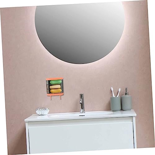 Cabilock Rotating Wall-Mounted Soap Dish for Bathroom