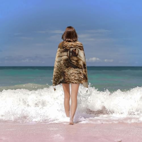 VANZEV Poodle Beach Towel 31x51in Microfiber