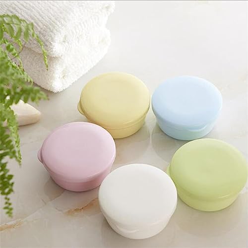 QXPDD Portable Soap Dish with Lid for Travel and Home Use