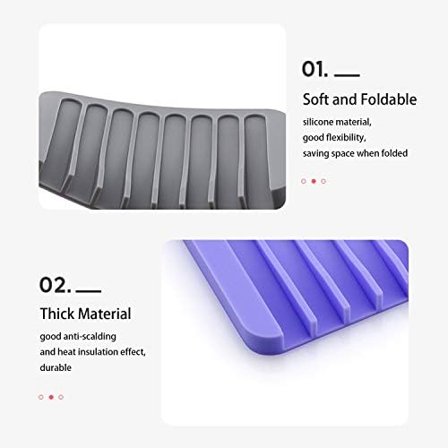 2 Pieces Automatic Drain Soap Dish Waterproof and Drop-Proof