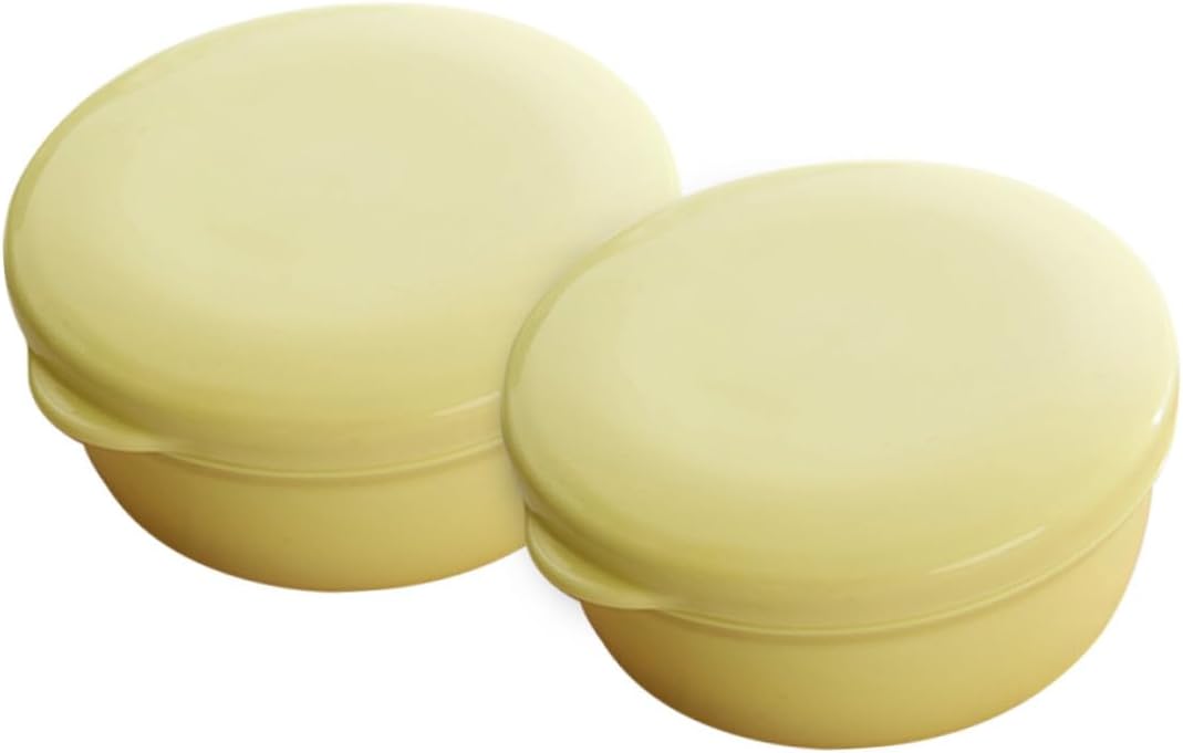 ABOOFAN 2-Piece Leakproof Soap Dish for Bathroom Travel