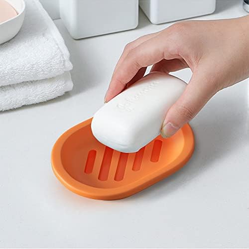 Topsky 2 Pcs Soap Dish with Drain - Orange