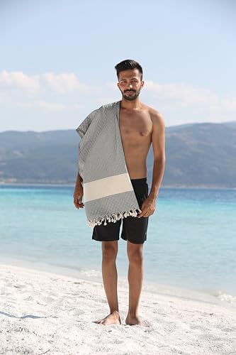 Turkish Beach Towel 37x73 Inches Quick Dry Soft Packable