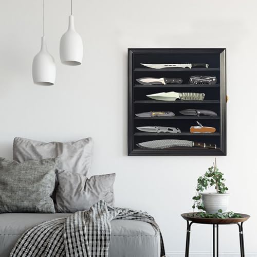 JIANGPAI Military Knife Shadow Box with UV Protection 1