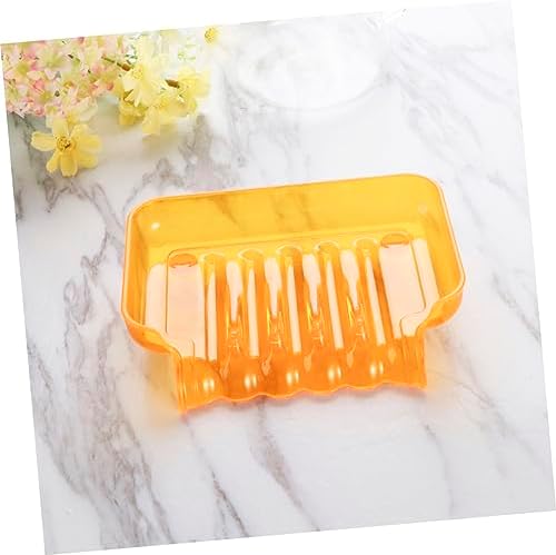 LIFKICH Bathroom Waterfall Soap Dish with Suction and Drainage