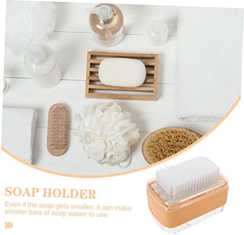 Foaming Soap Holder with Roller Brush for Travel and Deep Cleaning