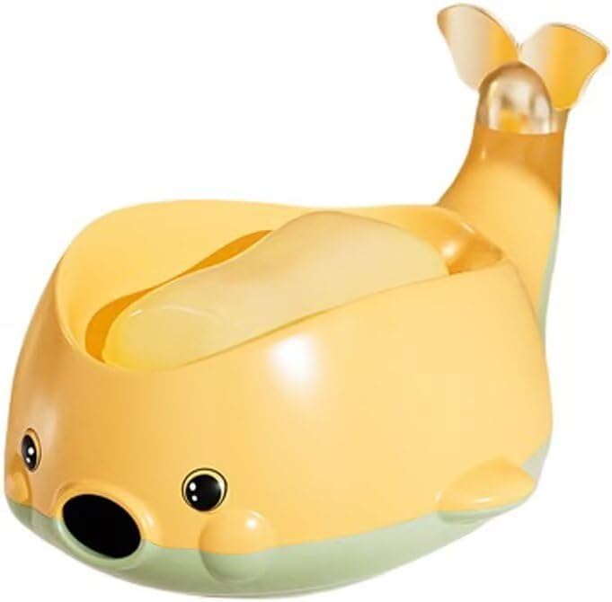 Cute Whale Soap Holder with Suction Cup Yellow