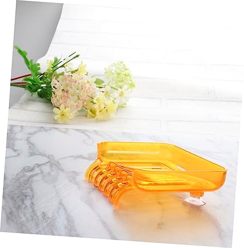 LIFKICH Bathroom Waterfall Soap Dish with Suction and Drainage