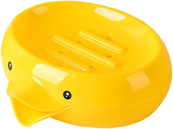 Cute Duck Soap Dish Holder for Bathroom Kitchen